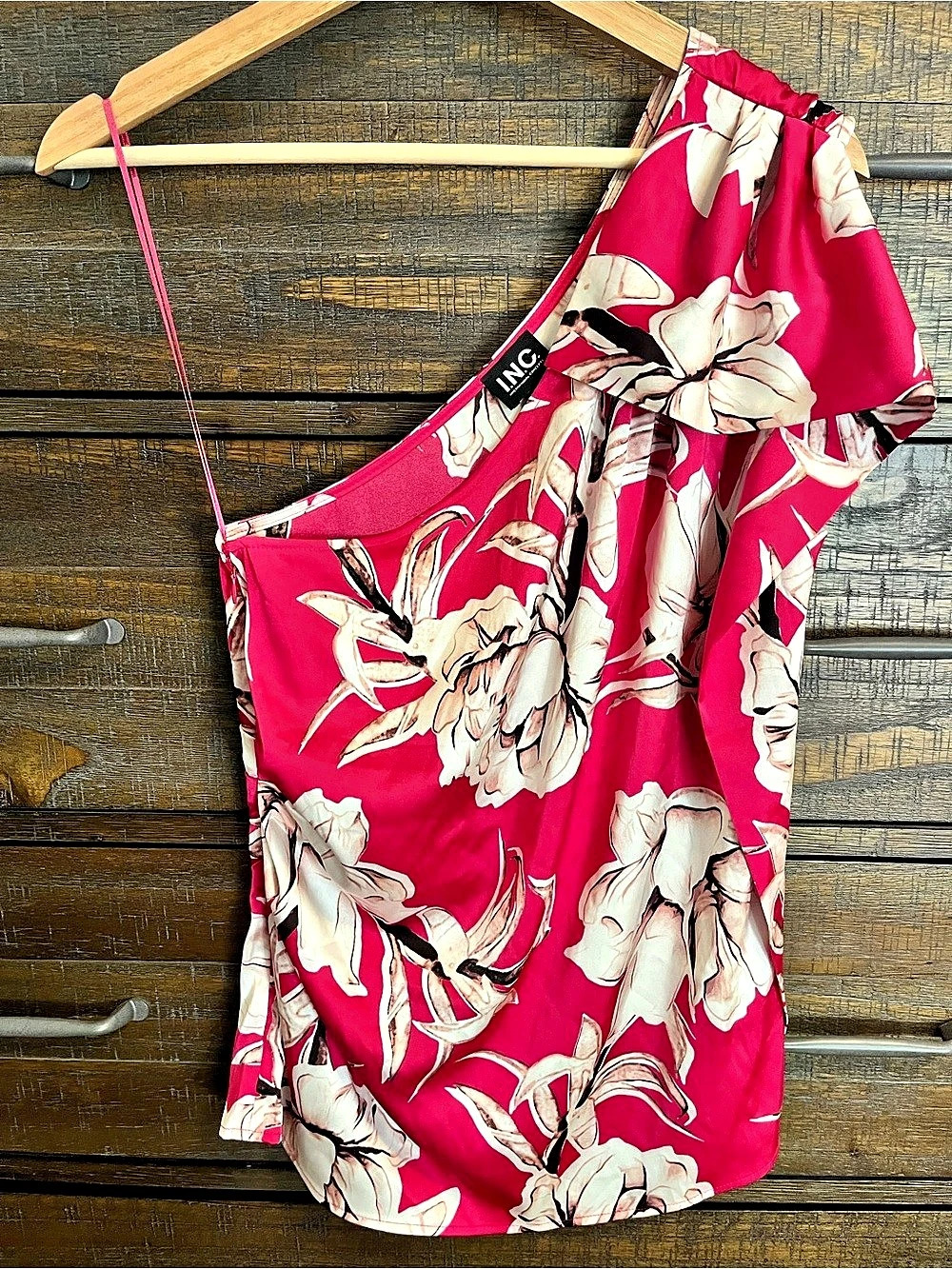 I.N.C. Floral Camisole in Pink & White Size Medium Like New